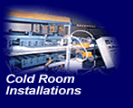 Cold room panel laminating machinery.